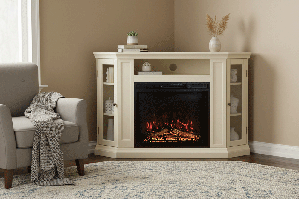 23インチ電気暖炉 クレアモント