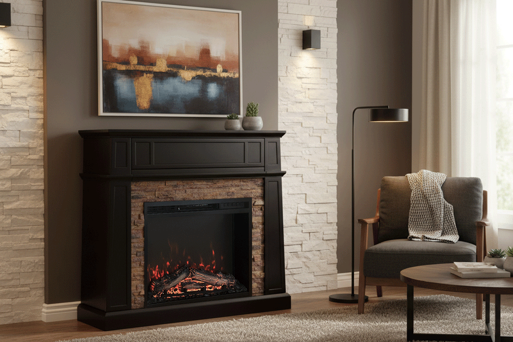 23インチ電気暖炉 クレストウィック