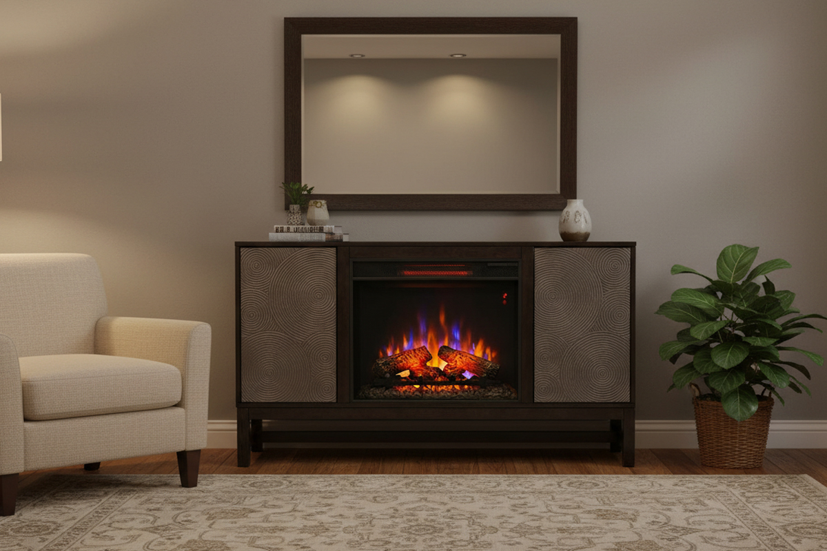 23インチ電気暖炉ラニントン