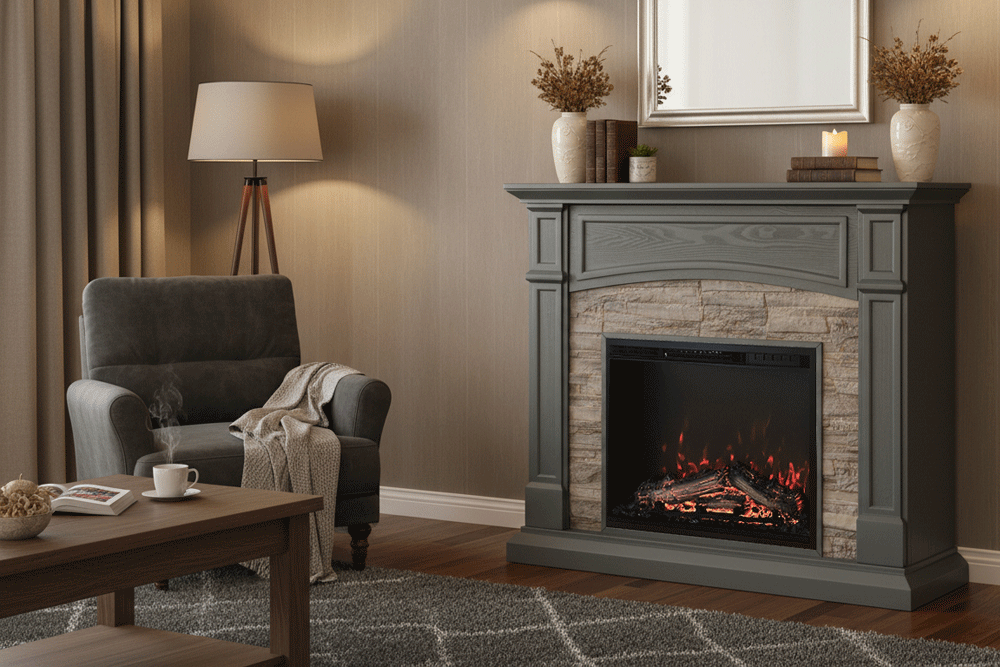 23インチ電気暖炉 セネカ